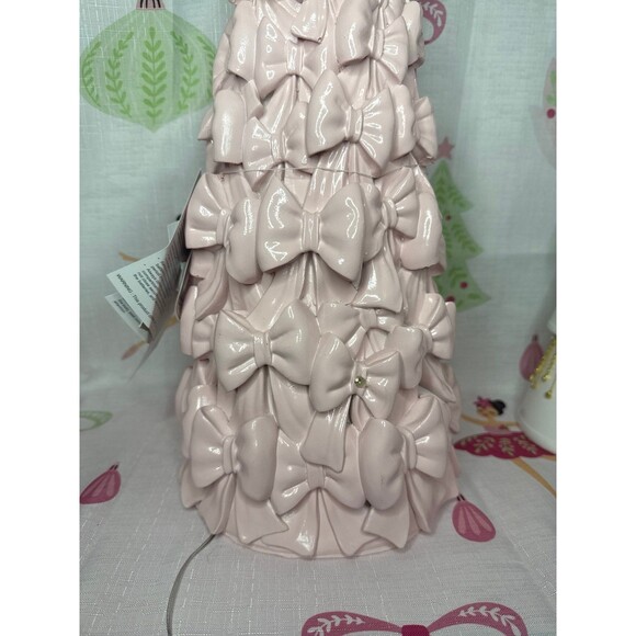 Cupcakes and Cashmere Pink Bow LED Tree - Picture 4 of 6